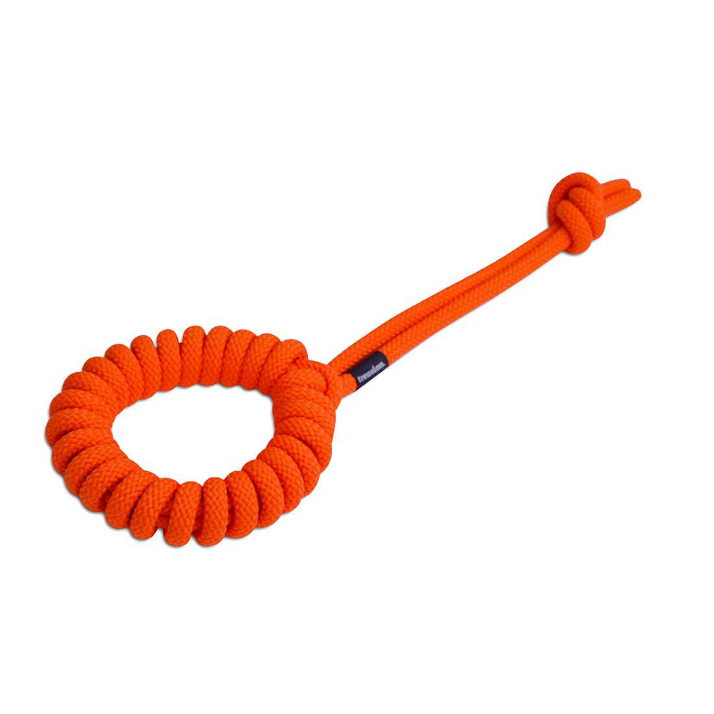 Hunde-Tau-Spielzeug LOOPY Orange - limited edition - treusinn