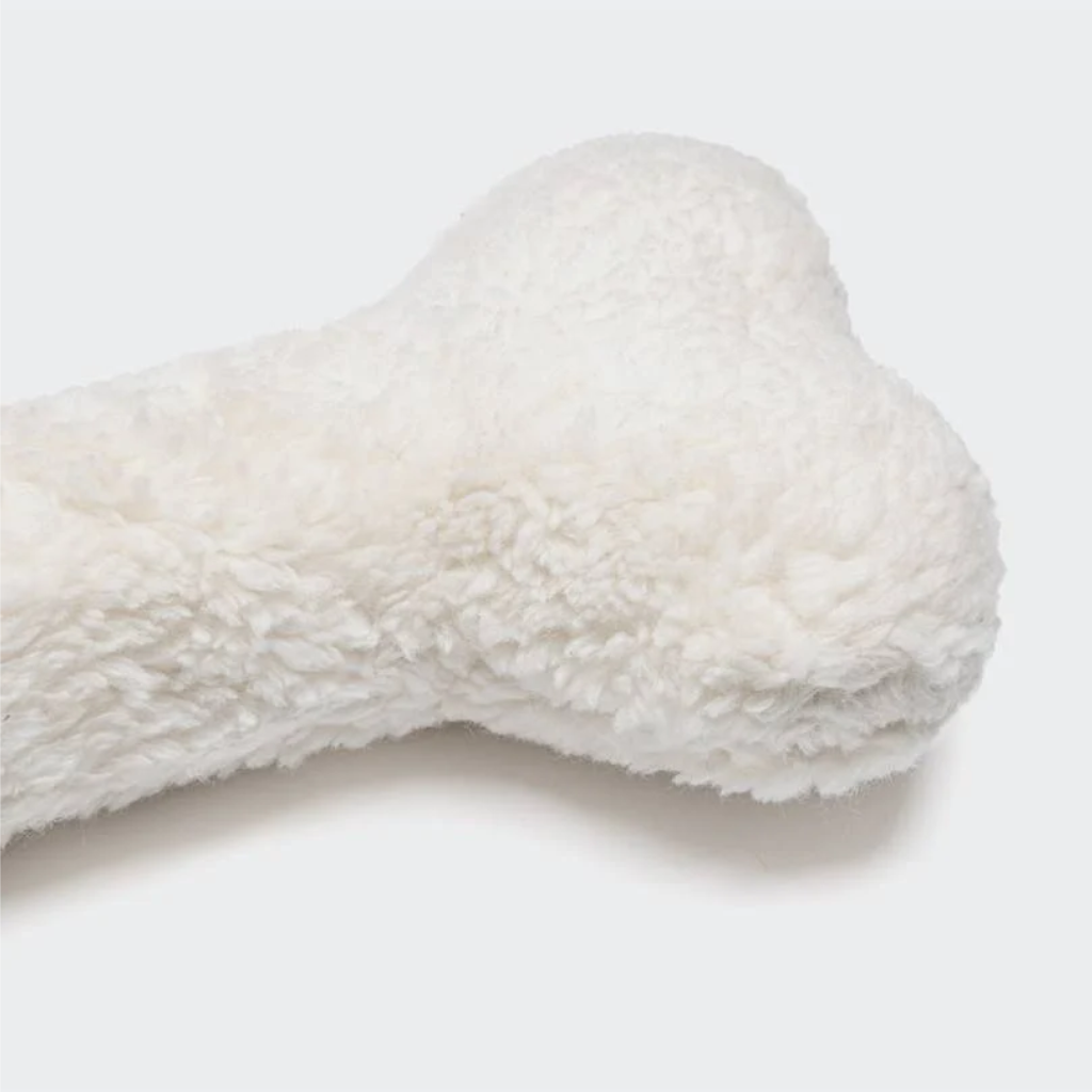 Material Cloud7 Hundespielzeug Plüsch Love Bone Weiß