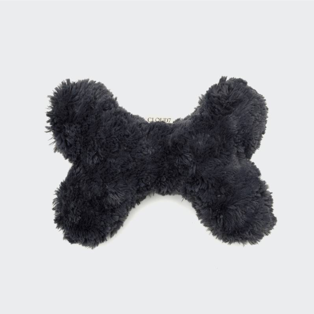 Cloud7 Hundespielzeug Plüsch Love Bone Grey Größe S