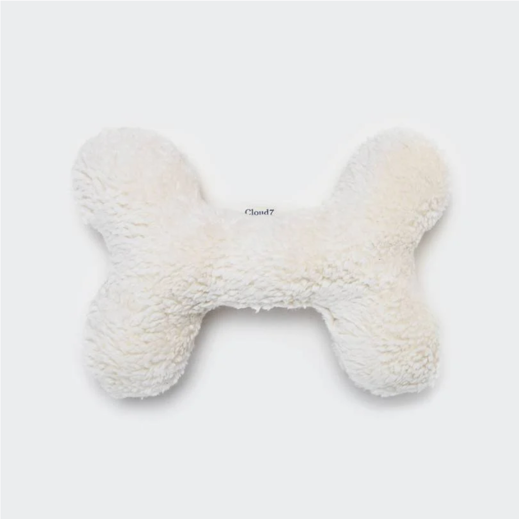 Cloud7 Hundespielzeug Plüsch Love Bone Weiß S