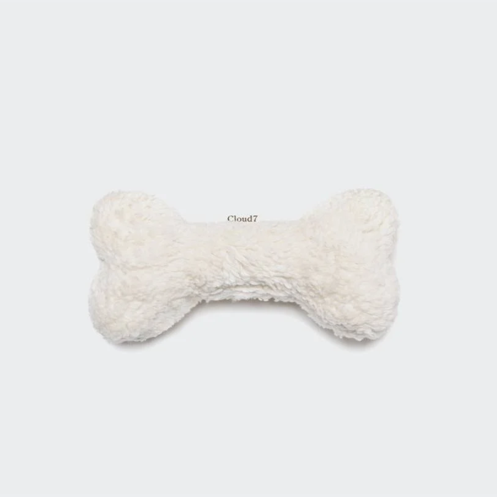 Cloud7 Hundespielzeug Plüsch Love Bone Weiß XS