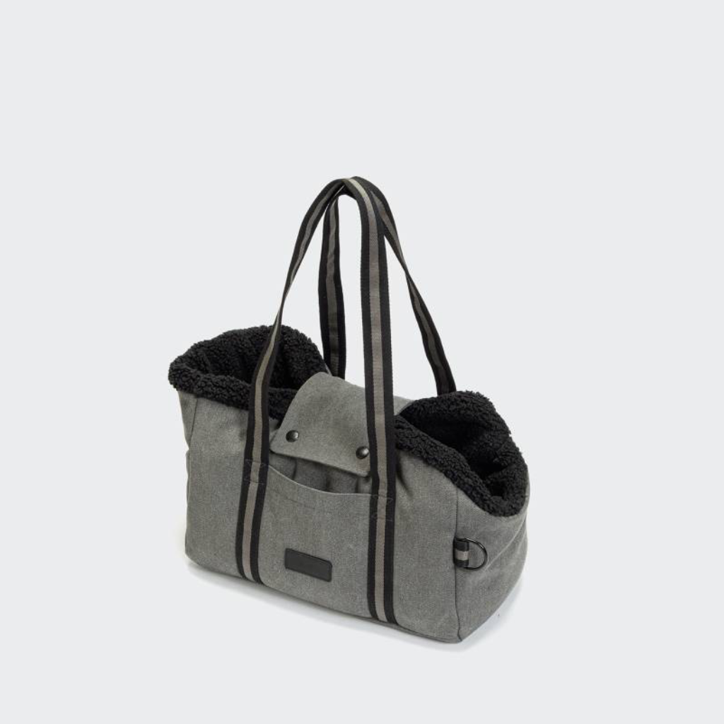 Cloud7 Hundetasche Lucca Canvas Basalt Größe S