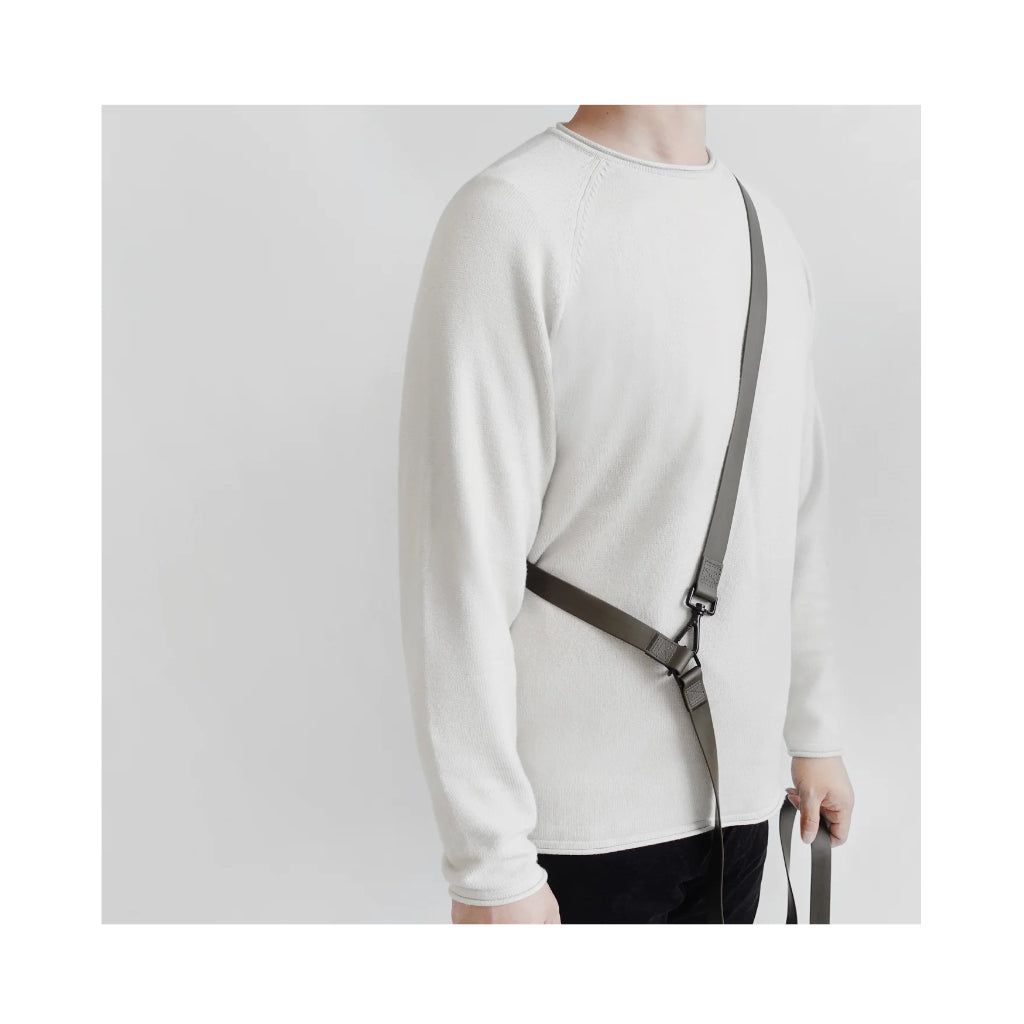 MELLEM NARROW verstellbare Hundeleine ultraleicht MOON Light Gray