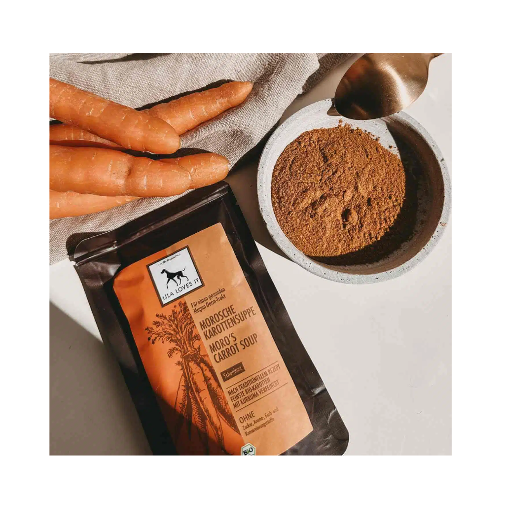 Zutaten Bio-Karottensuppe nach Moro 130 ml Pouch - LILA LOVES IT