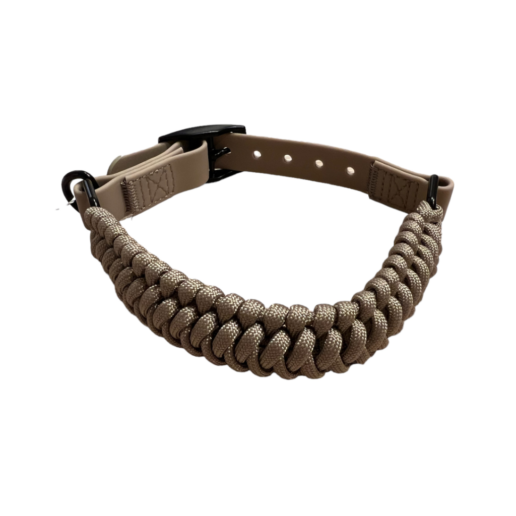 Halsband NEW JUPITER Paracord geflochten CABIN Beige