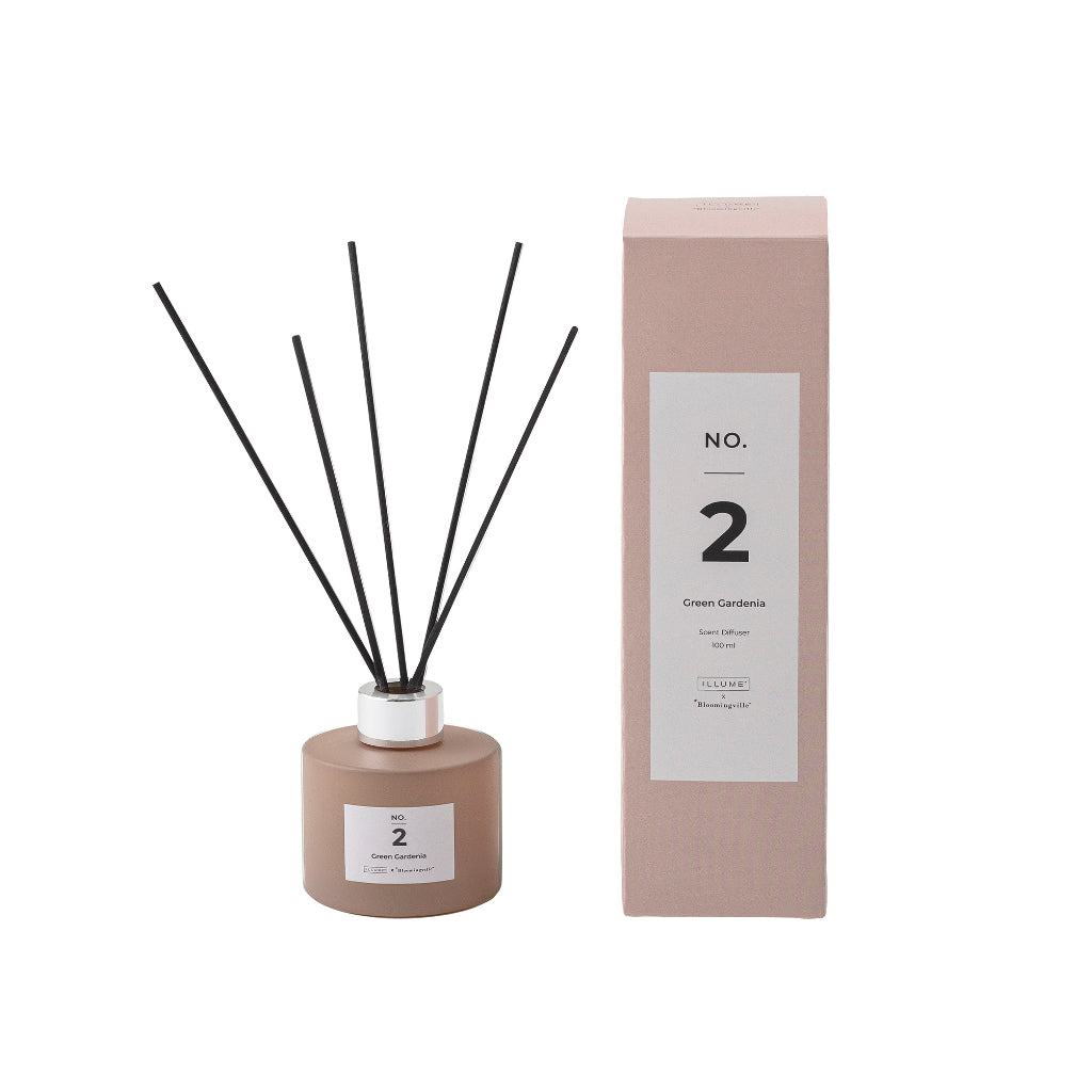 No.2 Green Gardenia Diffuser Natur Duftstäbchen - Bloomingville