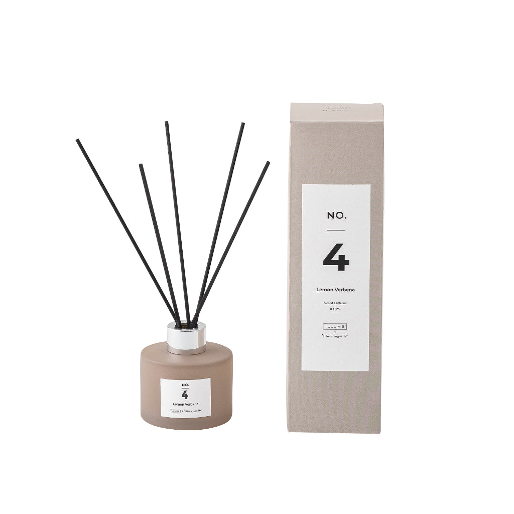 No.4 Lemon Verbena Scent Diffuser Natur Duftstäbchen - Bloomingville