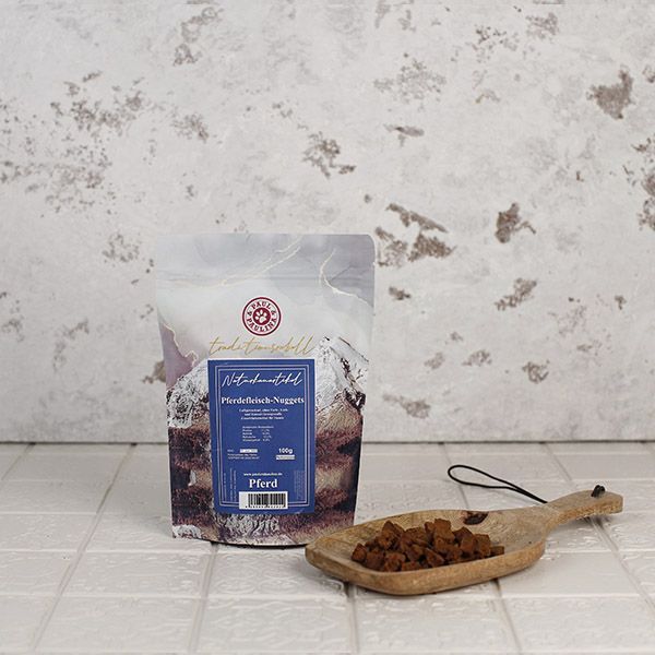 Pferdefleischnuggets luftgetrocknet