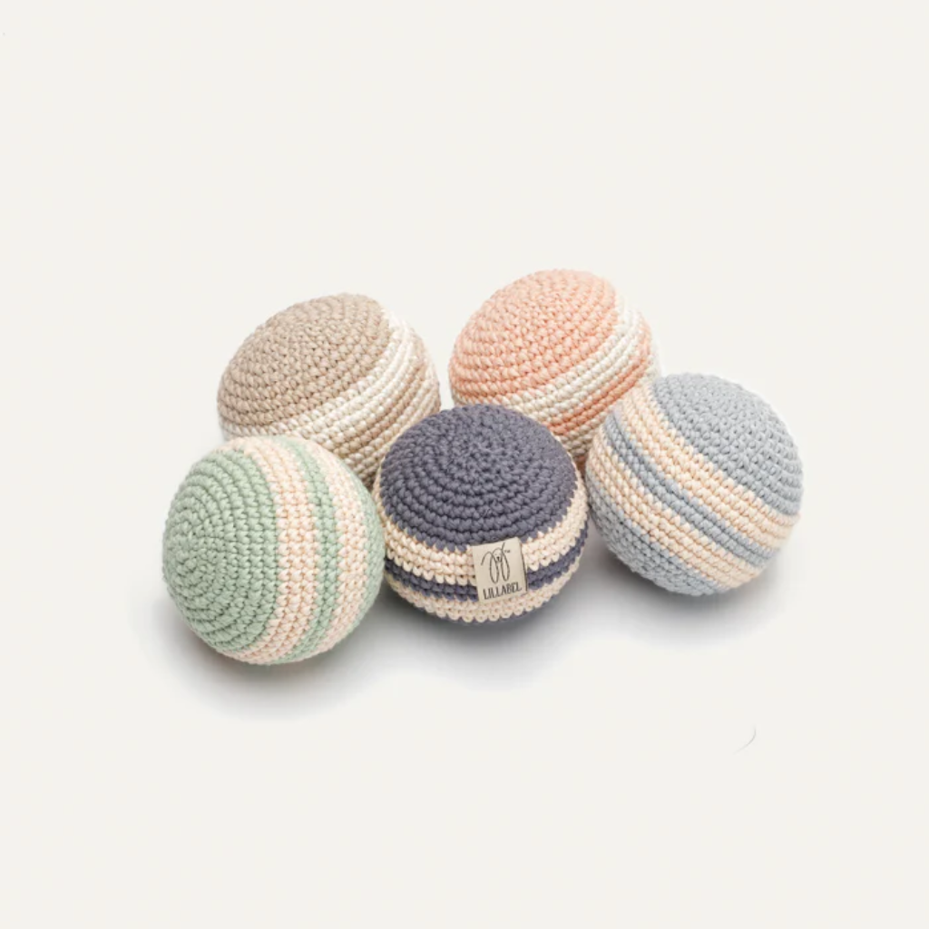 Farbübersicht Ball RAINBOW gehäkelt - LIllabel