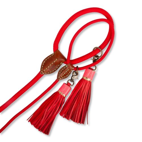 Handschlaufe Hundeleine Classic RED VELVET - DWAM - Dog With A Mission