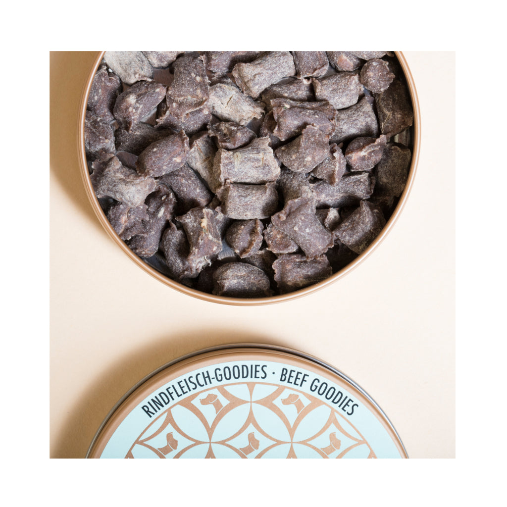 Nahaufnahme Goodies Dose Rindfleisch - LILA LOVES IT