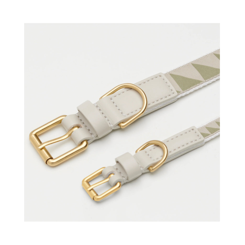 Größenvergleich Halsband HEY Scout Nice Grill in SAGE aus organischen und recycelten Fasern - BY SCOUT