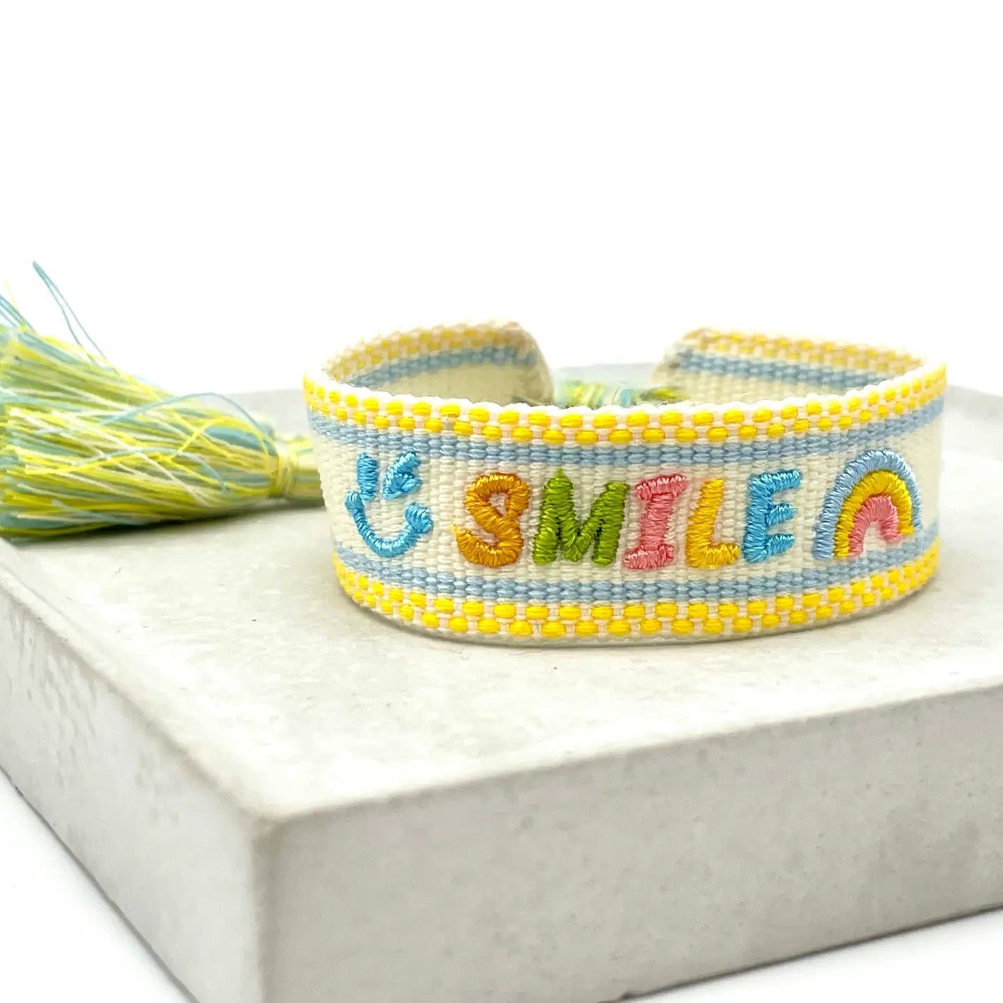 Statement Armband SMILE Bunt - LOVIN'DOG