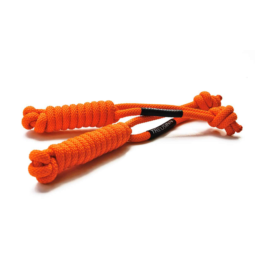 Hunde-Tau-Spielzeug SPIELY Orange uni - treusinn