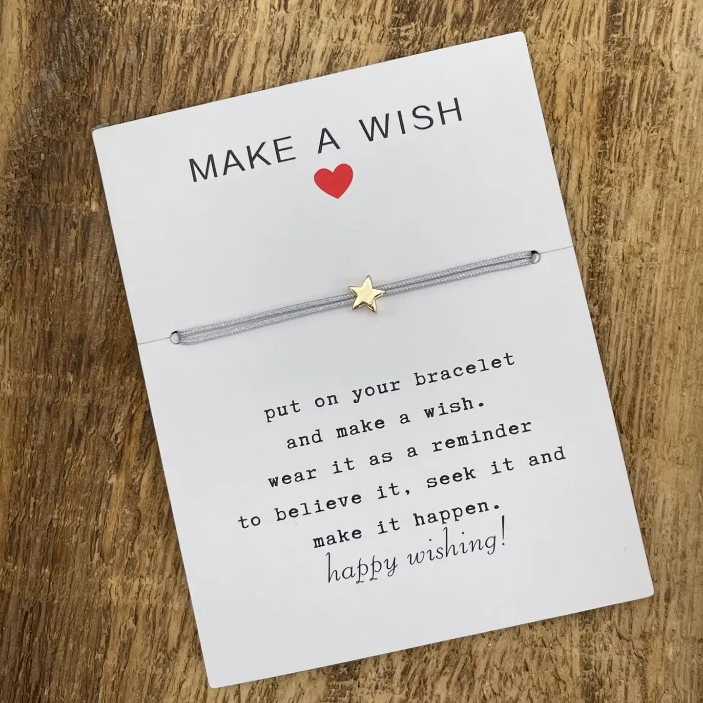 Armband MINI STERN - Make a wish - Minimalist