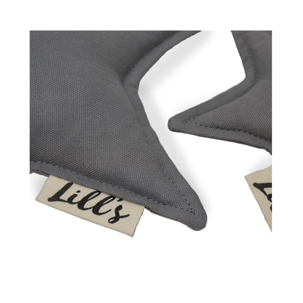Nahaufnahem Hundespielzeug Stern STONE GREY - Lill's