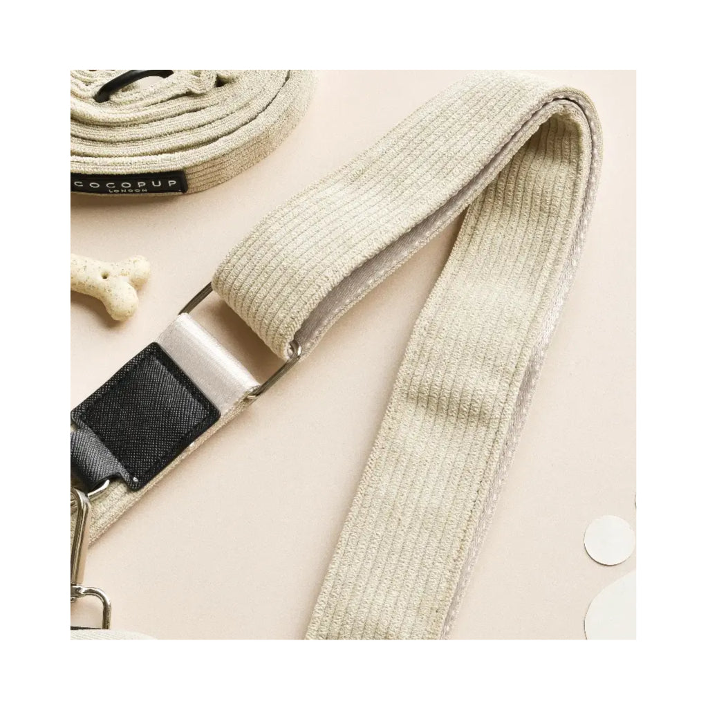 Ersatz-Taschenriemen CORD EDITION zur Gassitasche Dog Walking Bag cord nude - COCOPUP London