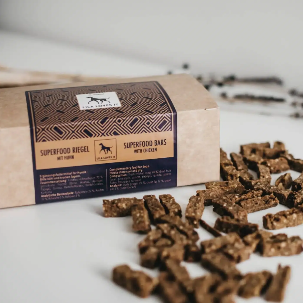 Beispielinhalt Superfood Riegel Huhn - LILA LOVES IT