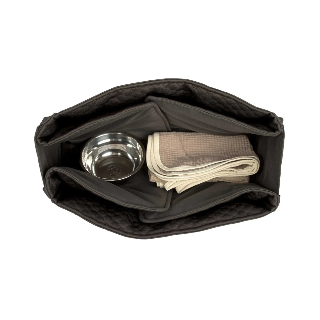 Dog Travel Bag Nobo Anthrazit von oben - Palopa