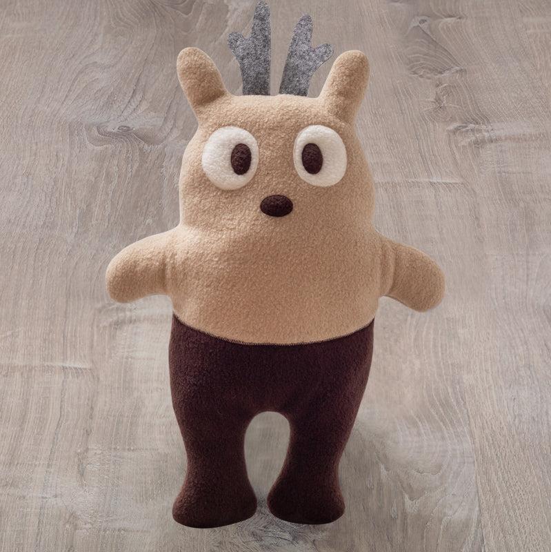 Dekobild Kuscheltier Rentier RUDY - treusinn.