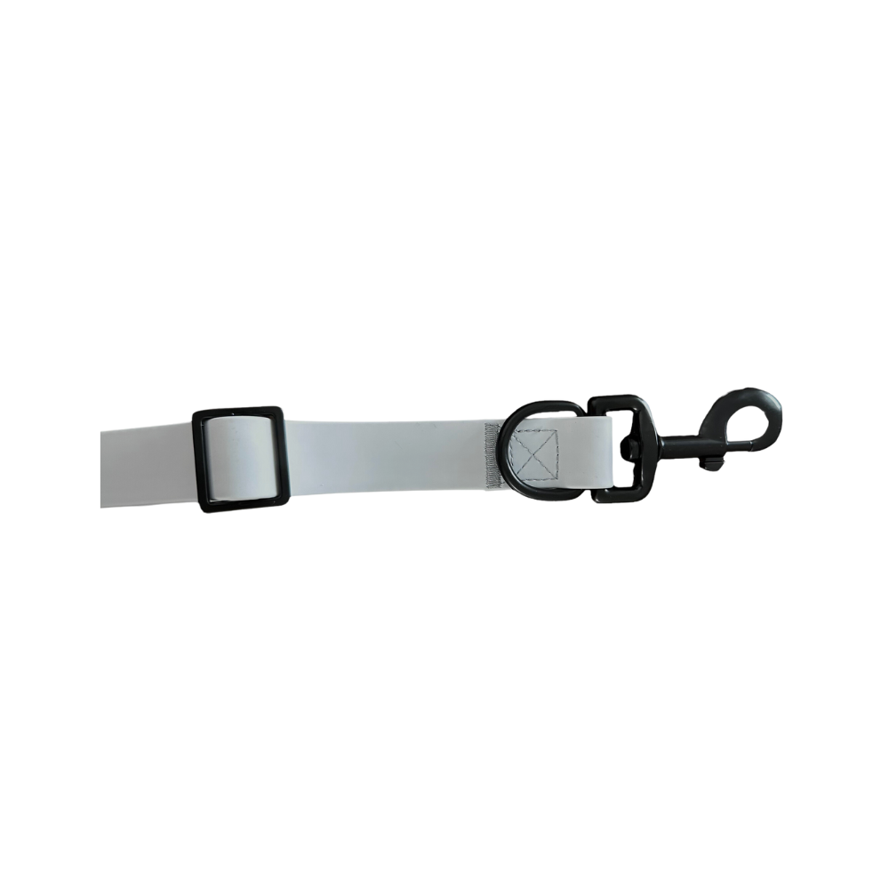 Karabiner Hundeleine wasserabweisend 2.3m verstellbar Light-Grey - LOVIN'DOG