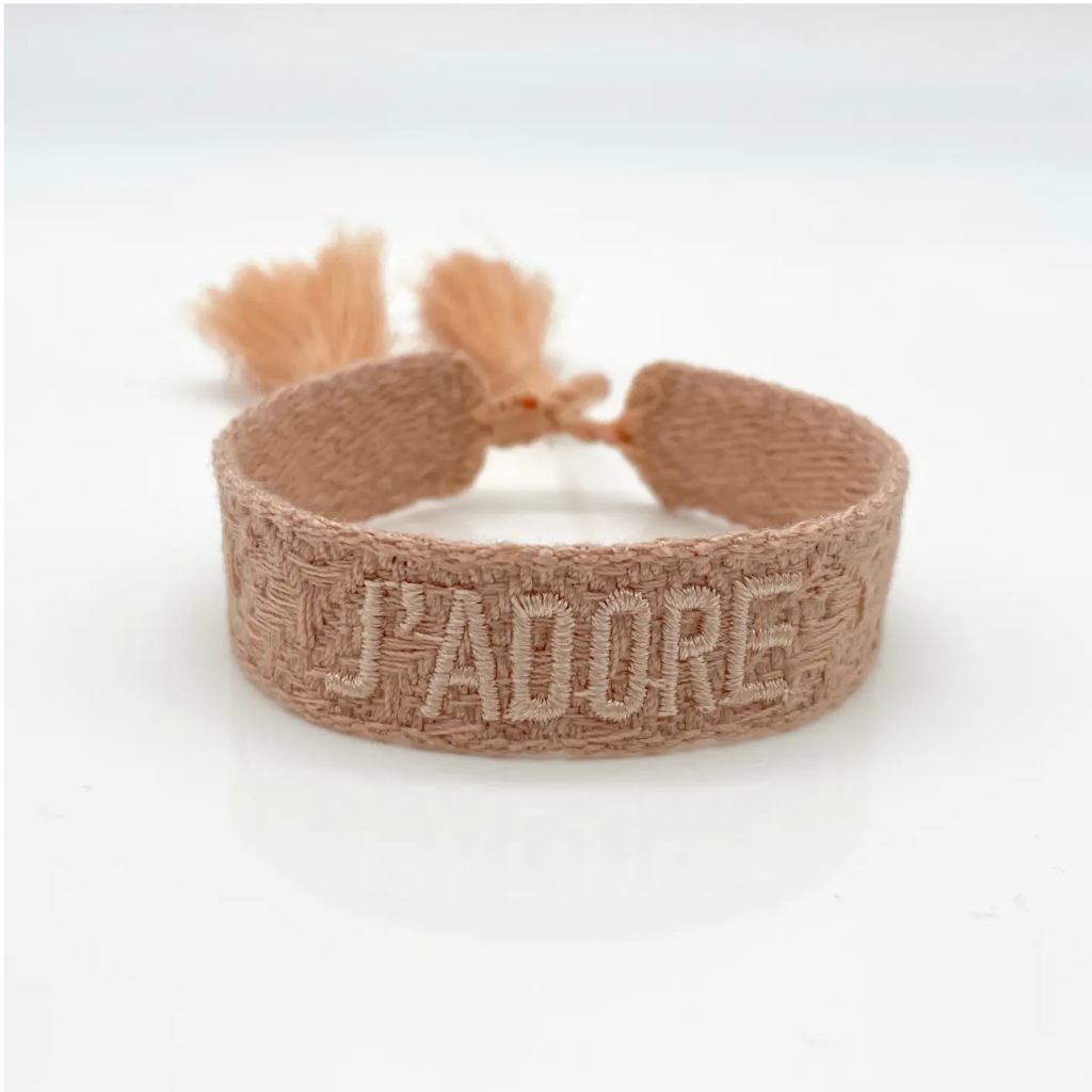 Statement Armband J'Adore Vintage Peach - LOVIN'DOG