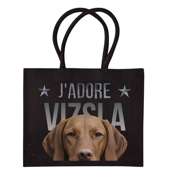 COCO + LOUIS Black Edition Shopper mit verschiedenen Hundemotiven