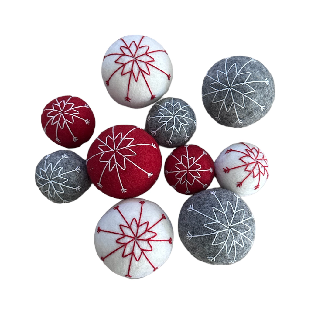 Filzball aus 100% Wollfilz