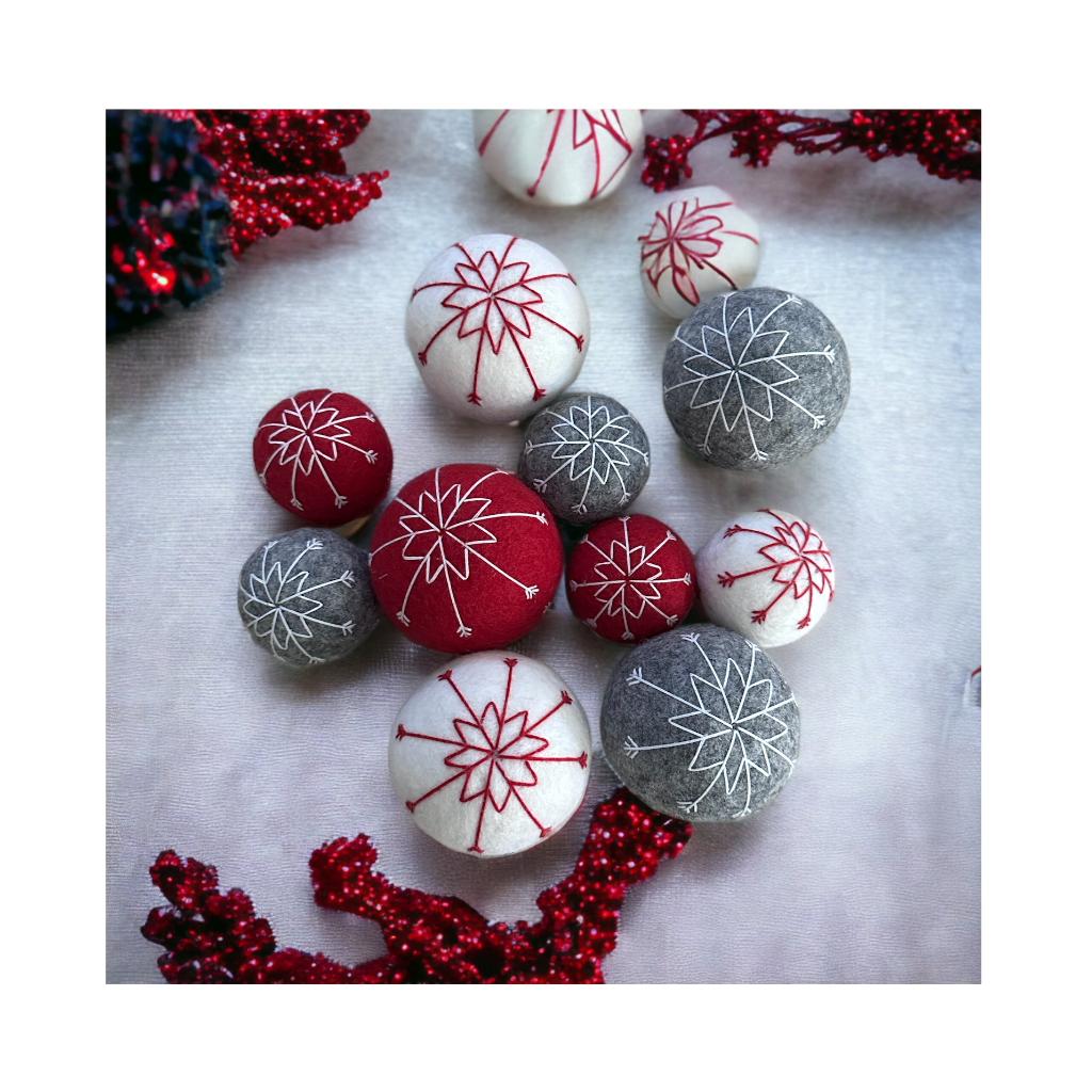 Filzball aus 100% Wollfilz