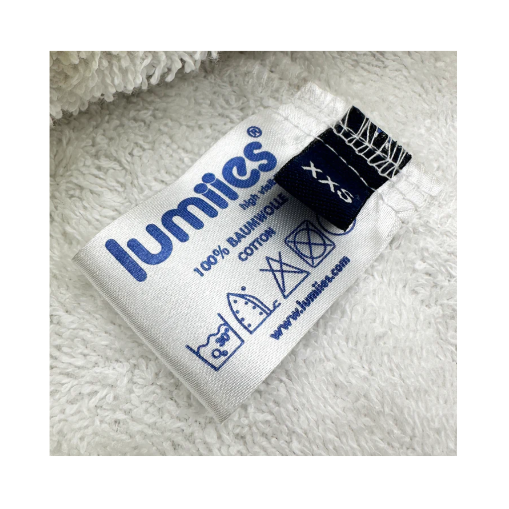 Etikett Hundebademantel ZEBRA - Lumiies