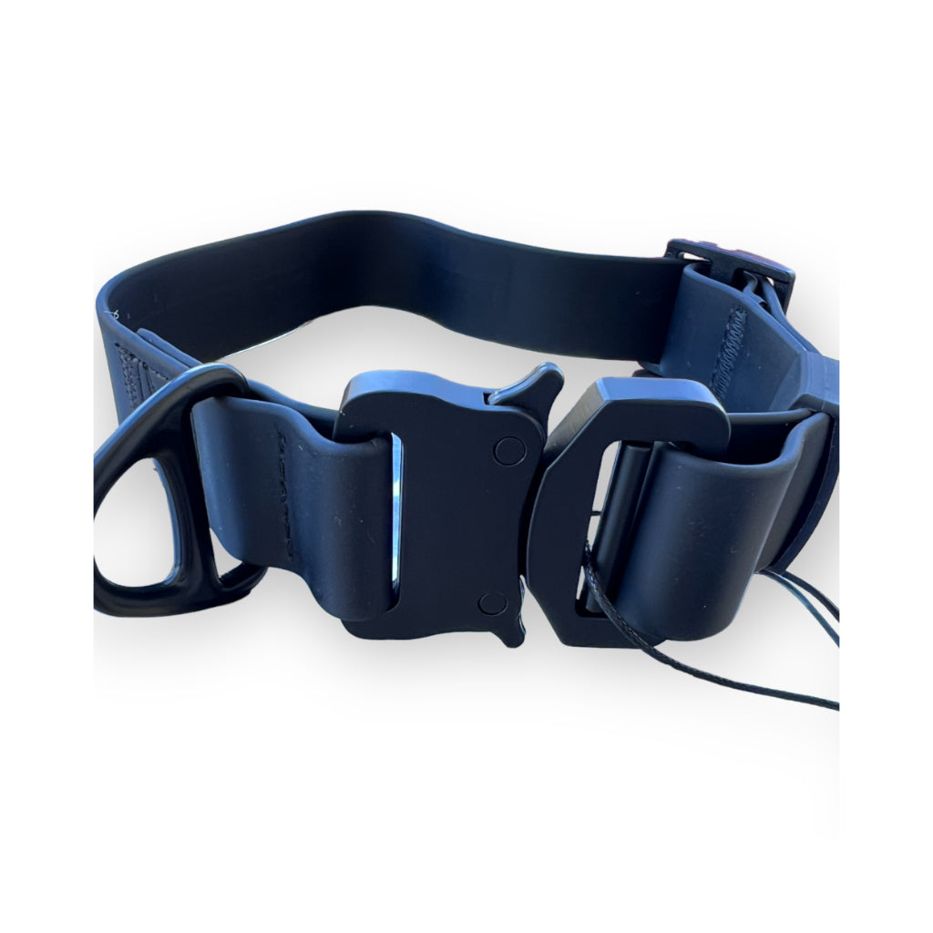 AVA Halsband Black ultraleicht mit quick release Schnalle - Lambwolf Collective