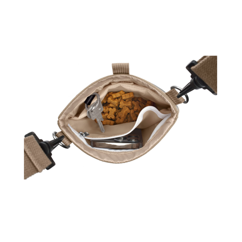 Aufteilung Gassitasche ALVA Snackbeutel BEIGE - HUNTER