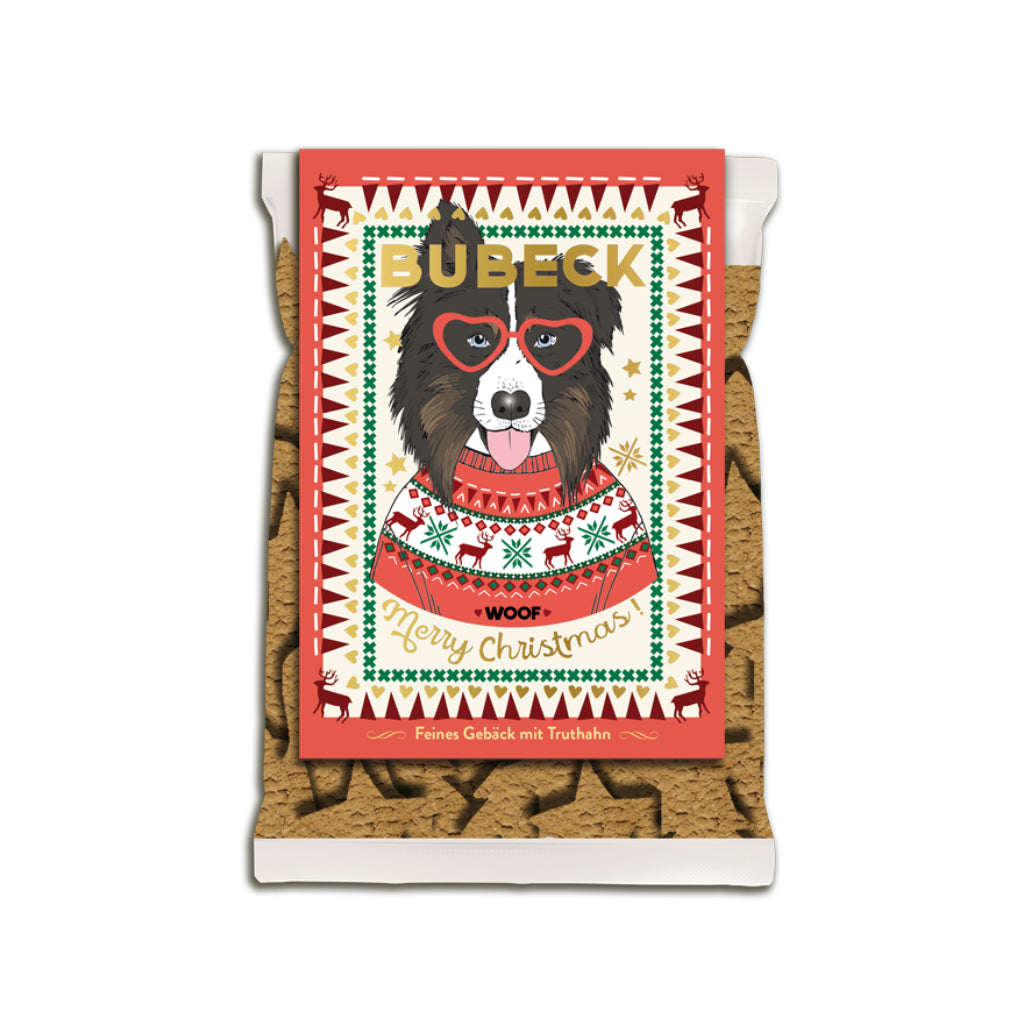 Christmas Hipster Edition - Hundekekse - Leckerli - Australian Spepherd - BUBECK