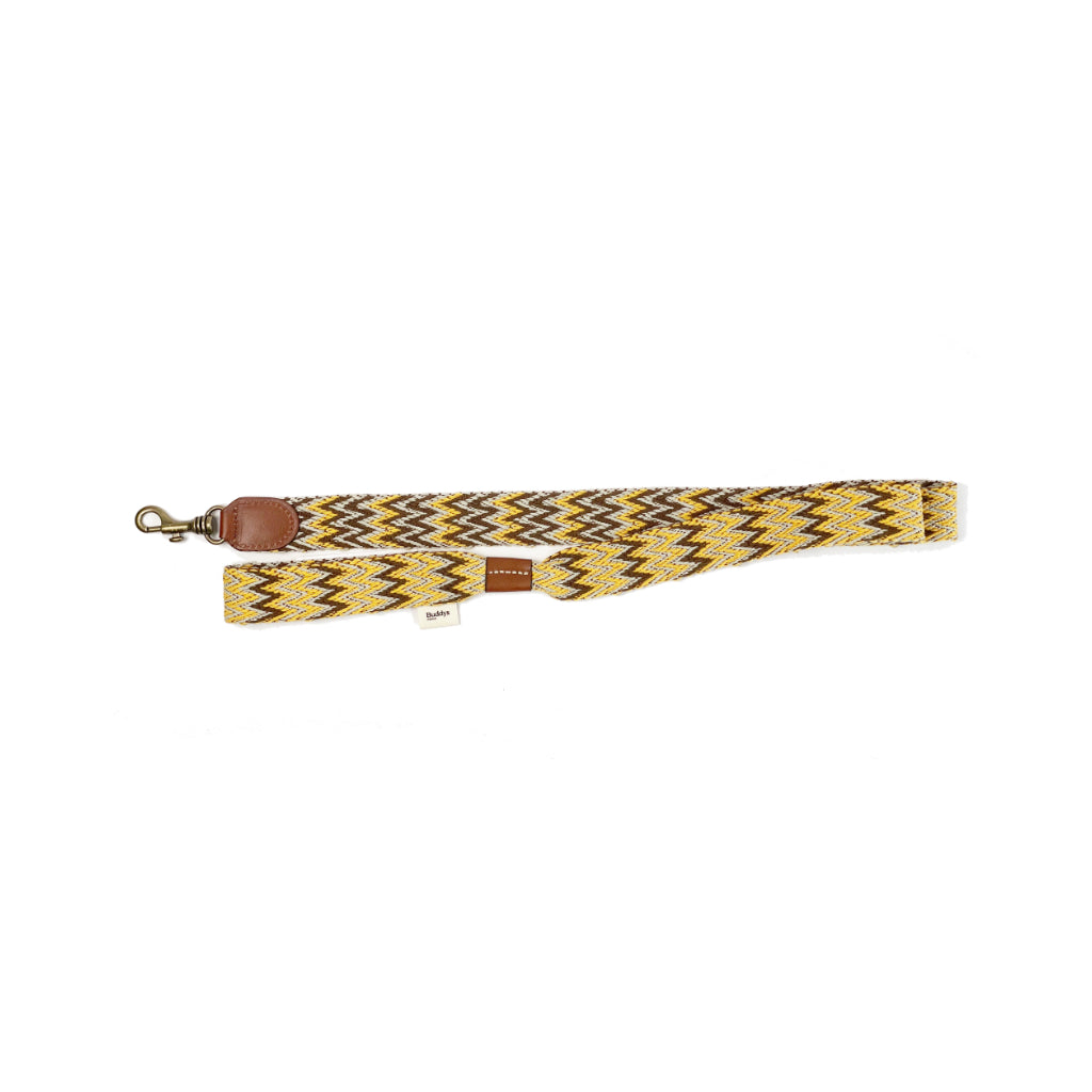 BOHO Hundeleine Peruvian gold - Buddys Dogwear