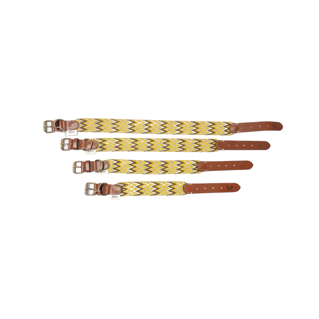Größenübersicht BOHO Halsband Peruvian gold - Buddys Dogwear