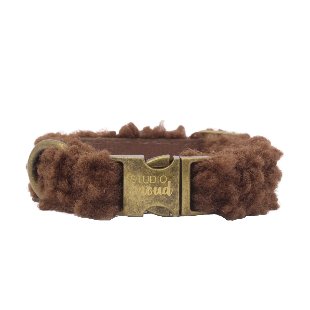 Halsband Teddy dark brown - Copenhagen - Studio Proud