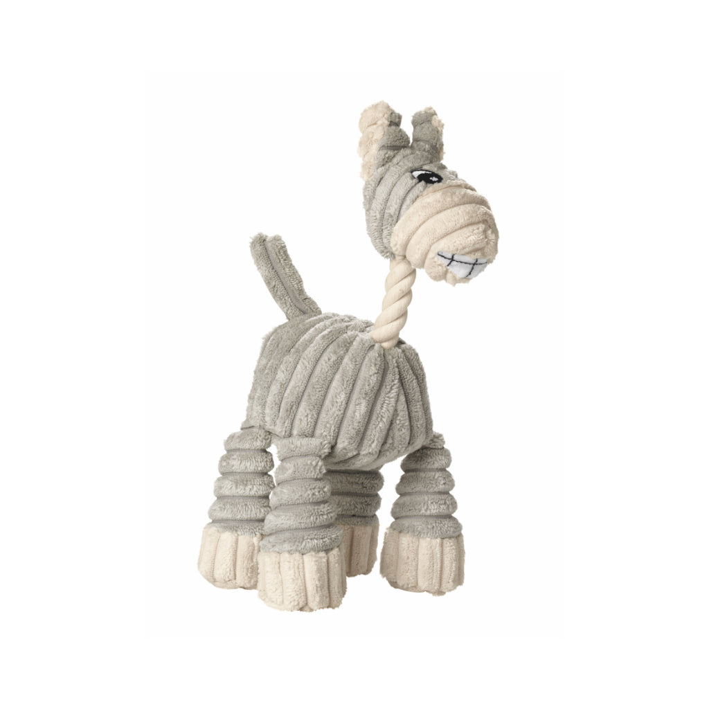 Hundespielzeug Huggly Zoo Donkey 24 cm grau - HUNTER