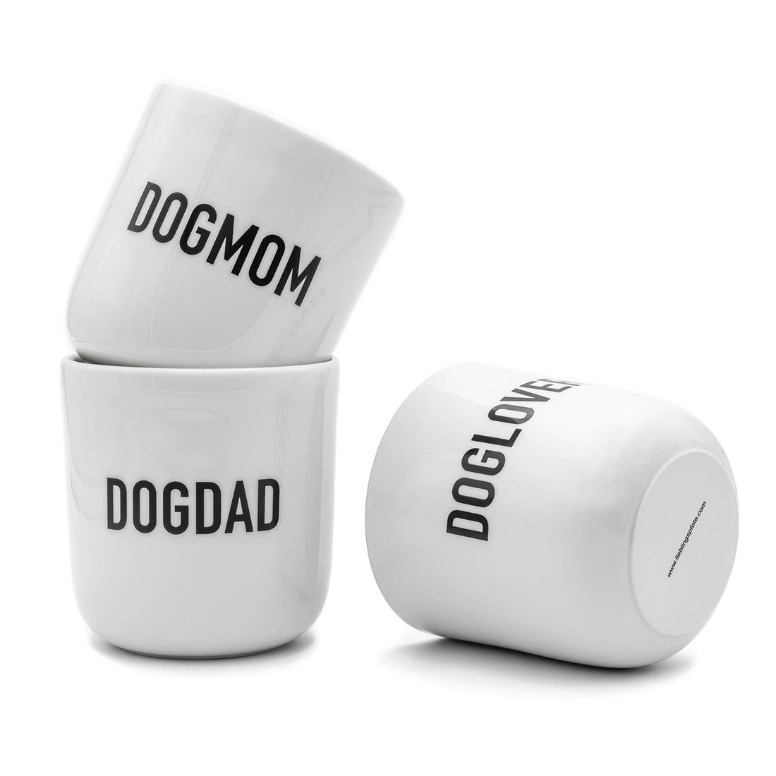 Tasse DOGDAD, DOGMOM, DOGLOVER Cup gestappelt - Lieblingspfote