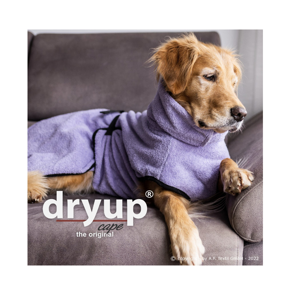 Hundebademantel DRYUP Cape LAVENDEL - actionfactory