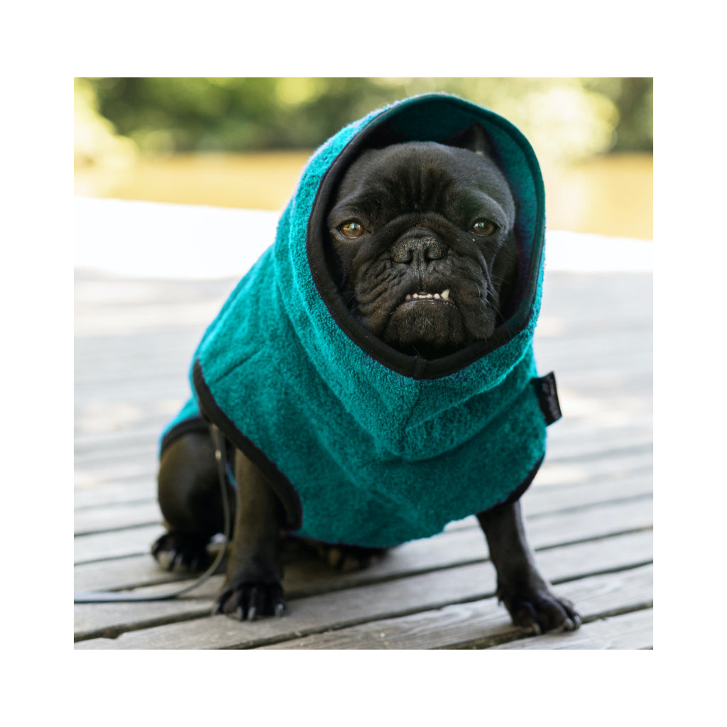 Hundebademantel DRYUP Cape Mops/Frendie petrol - actionfactory