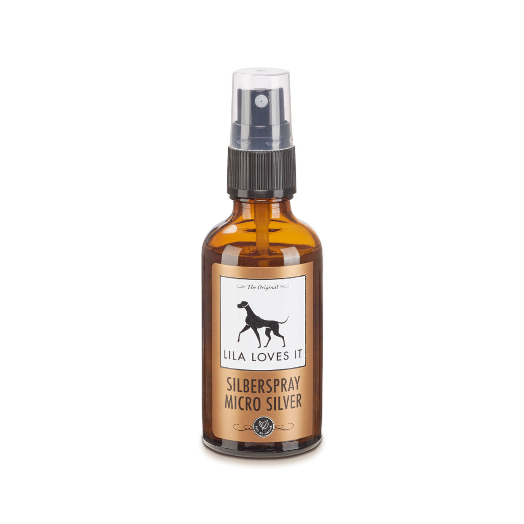 Hunde Silberspray Micro Silver + Aloe Vera 50ml - LILA LOVES IT