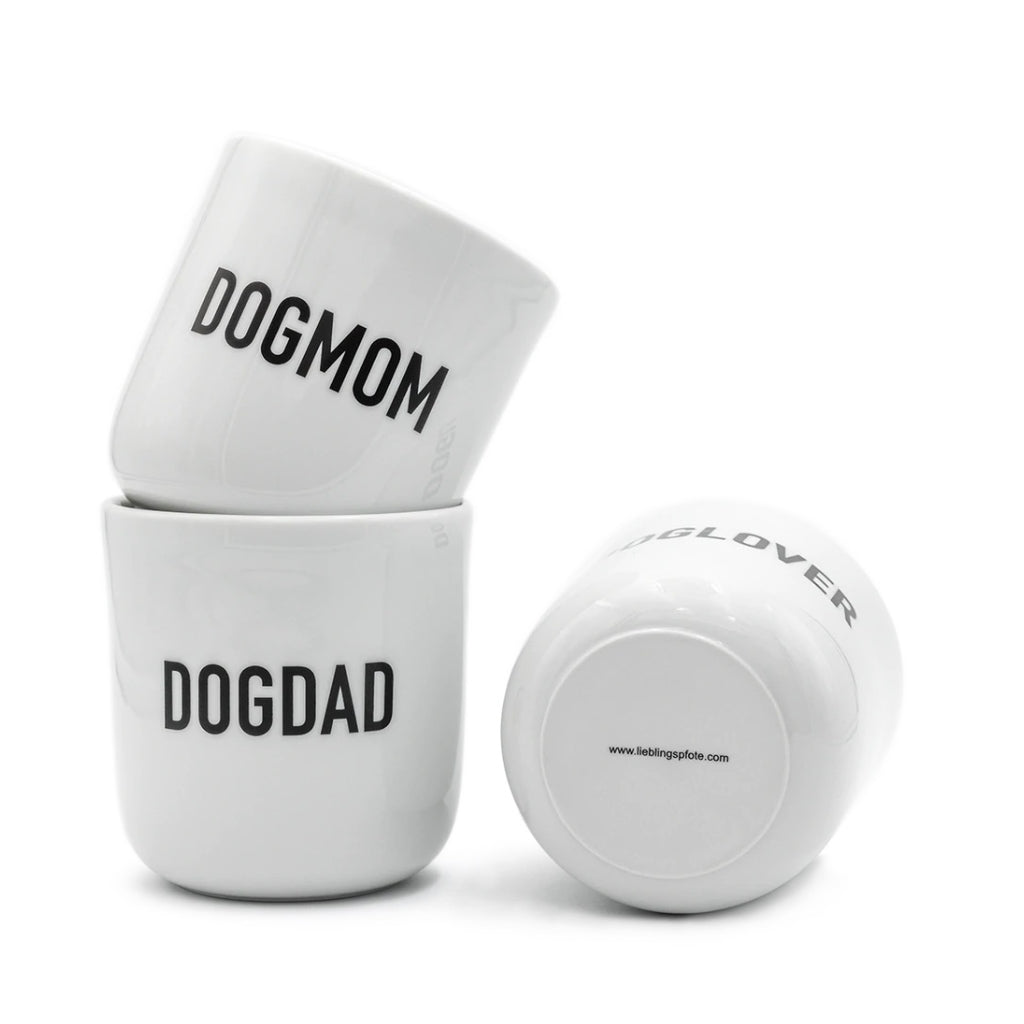 Tasse DOGDAD, DOGMOM, DOGLOVER Cup gestappelt - Lieblingspfote