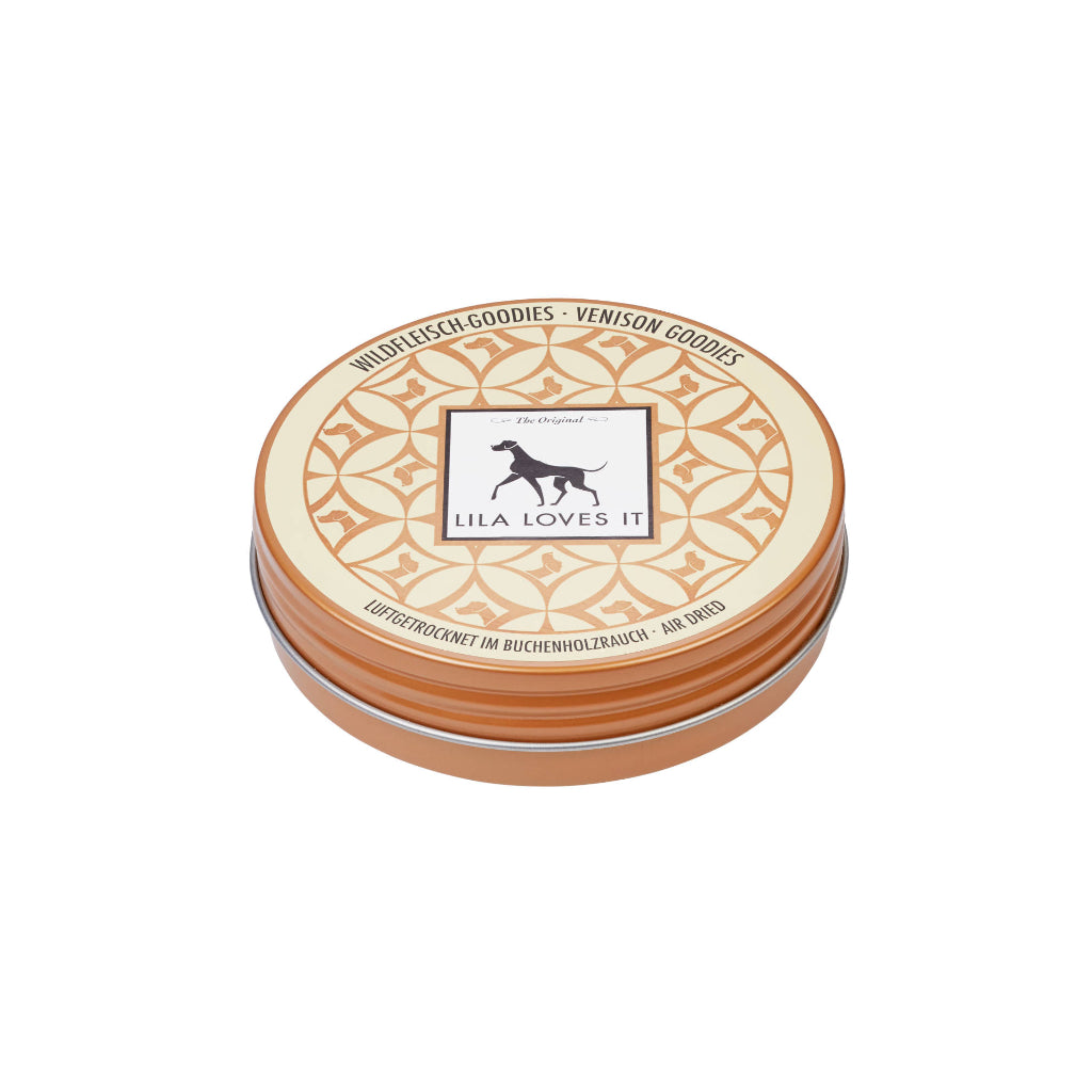 Wildfleisch Goodies für Hunde Vorderseite - LILA LOVES IT