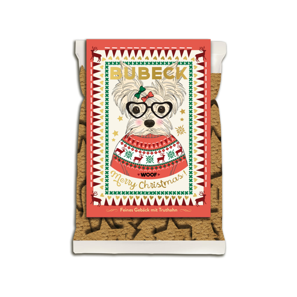 Christmas Hipster Edition - Hundekekse - Leckerli - Yorkie - BUBECK