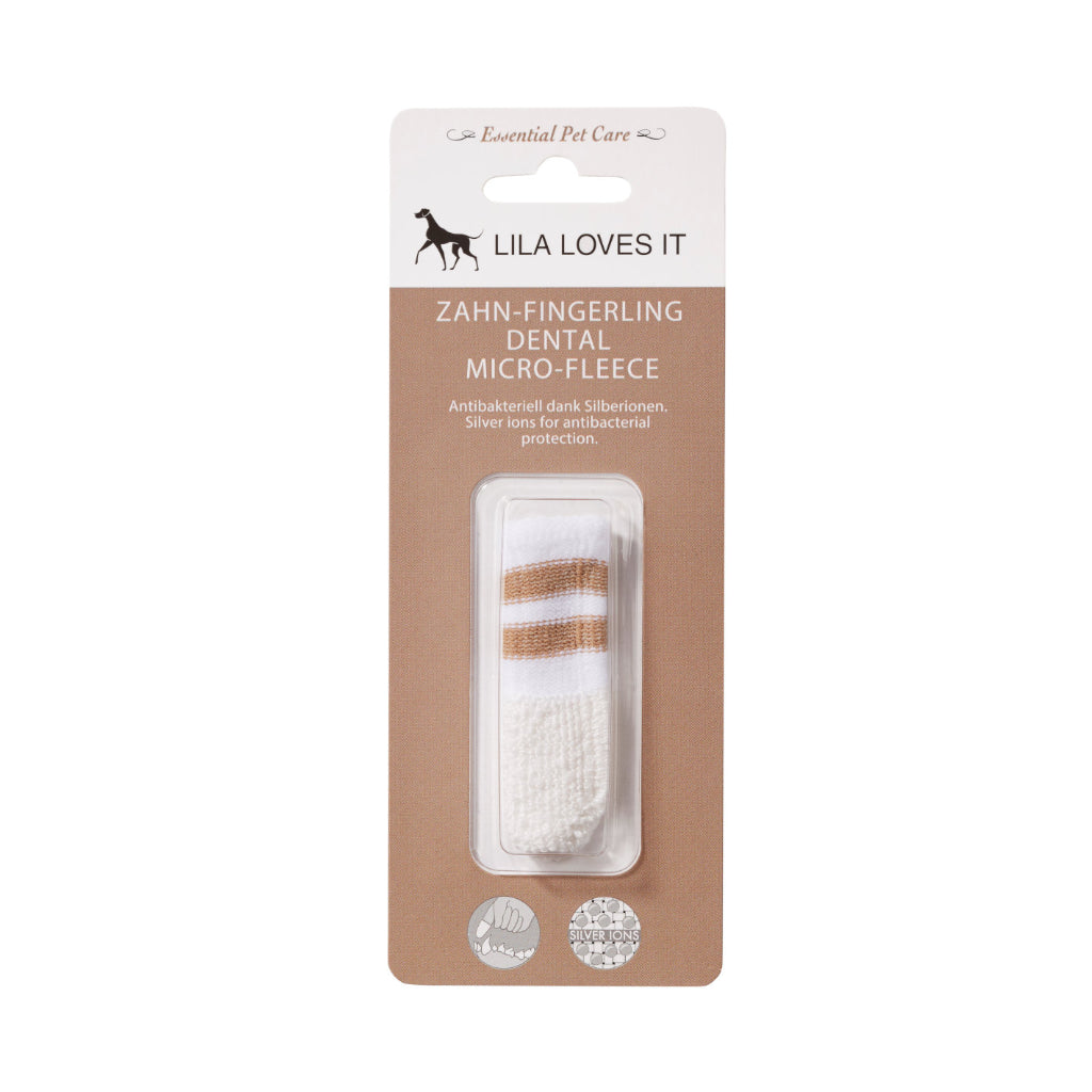 Verpackung Zahn Fingerling für Hunde - LILA LOVES IT