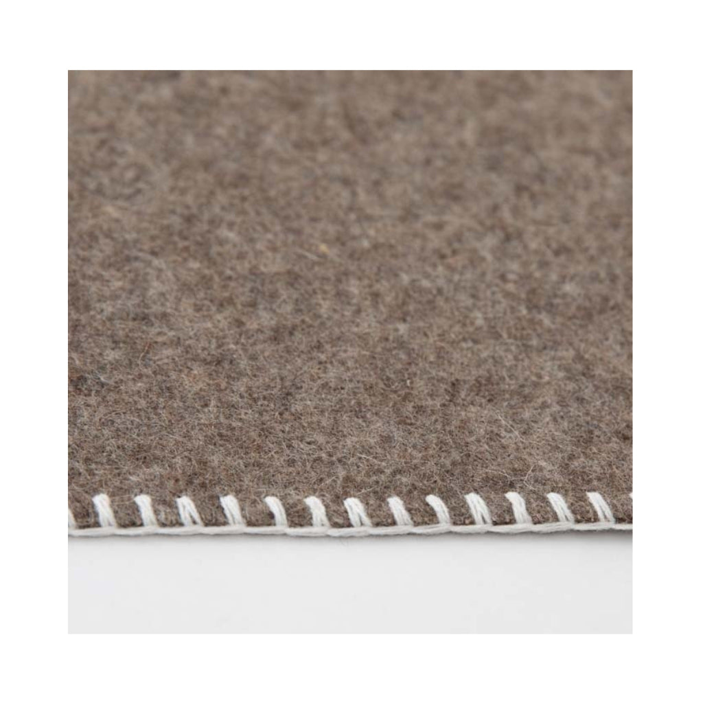 Naht Decke ANSEL Wool Blanket aus recycelter Wolle Natur Weiß - 2.8 designs for dogs