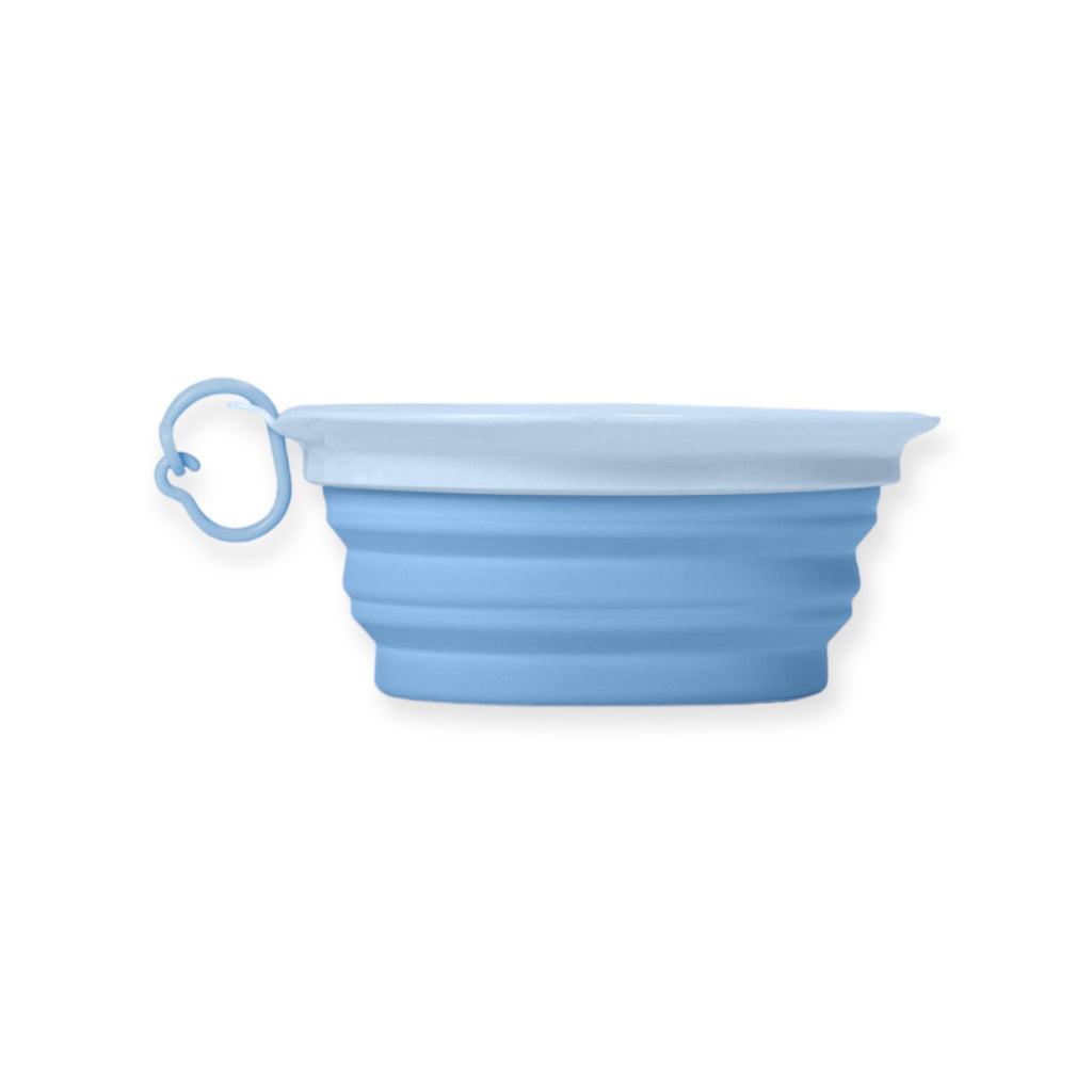 Leaf Bowl Silikon Napf faltbar Hellblau - United Pets