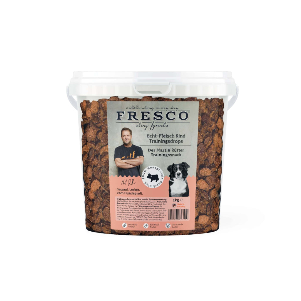Martin Rütter Trainingsdrops Rind 1-kg Eimer - FRESCO