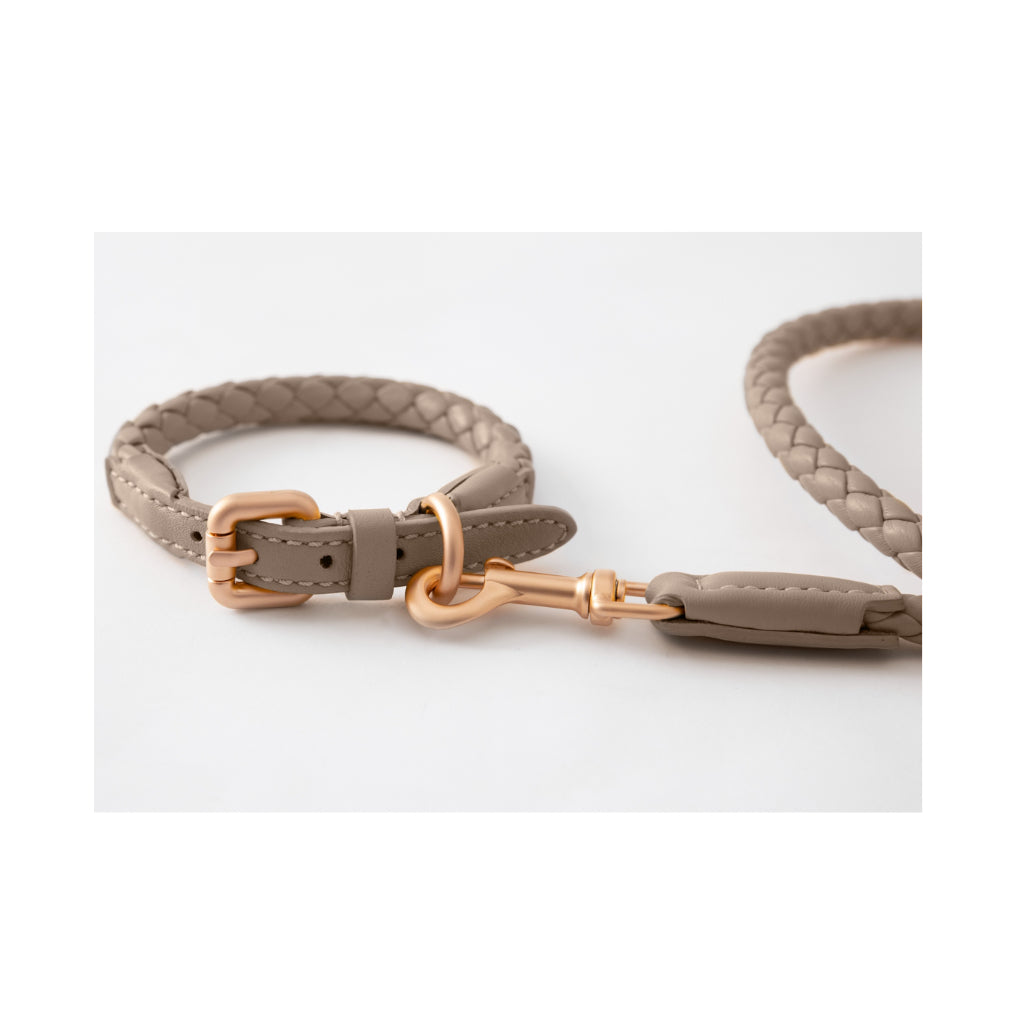 Halsband & Leine FERDINANDO lazy taupe - 2.8 designs for dogs