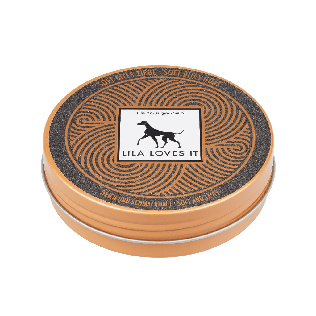 Verpackung Goodies Dose Ziege Soft Bites - LILA LOVES IT